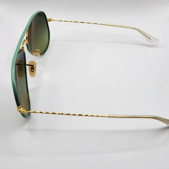 Ray-Ban Green Aviator Sunglasses - Picture 7 of 9